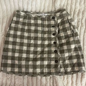 Madewell Quilted skirt